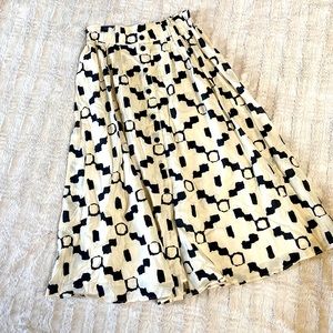 H&M Geometric Maxi Skirt NWOT